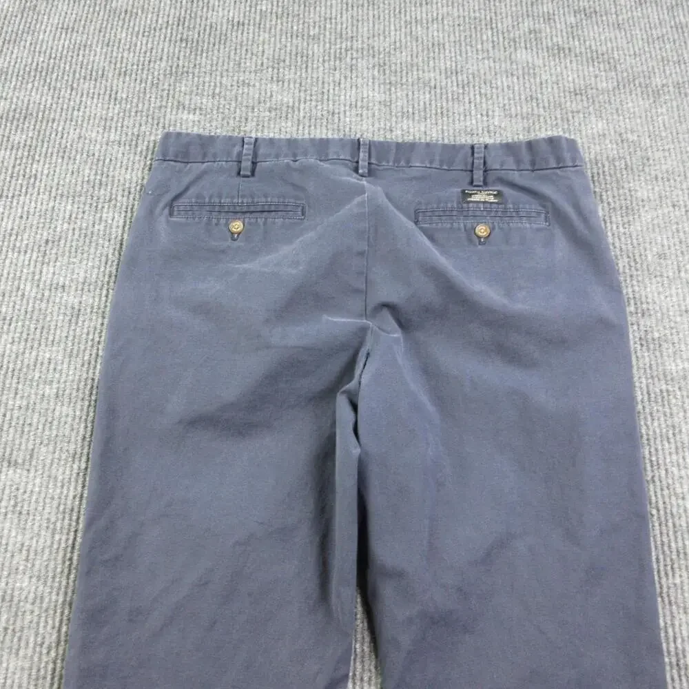 Banana Republic Pants Mens 38x30 Blue Weathered Mason Chino Slim 37x27.5*